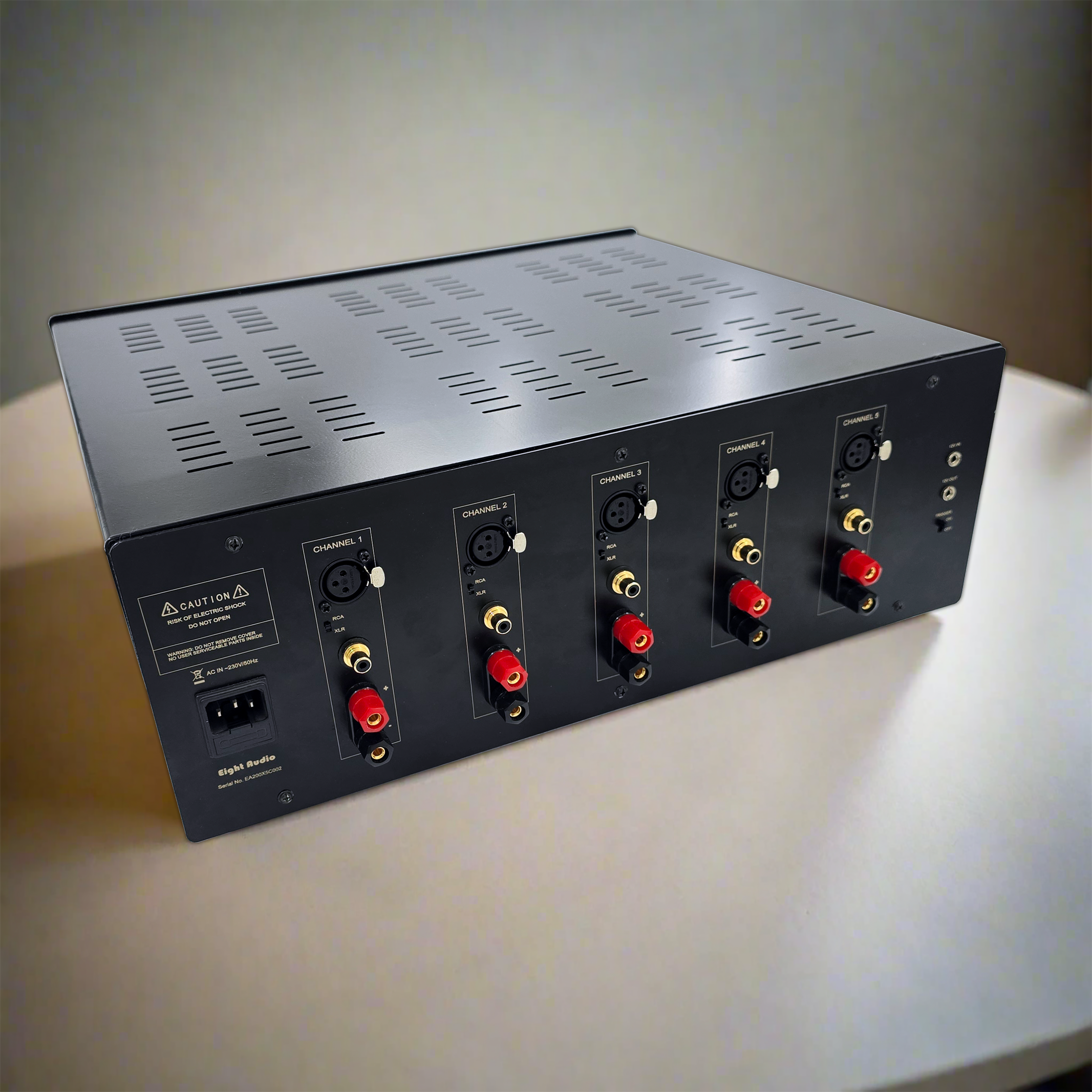 PA 200X5 5 Channel Amplifier | Eight Audio Power Amplifiers